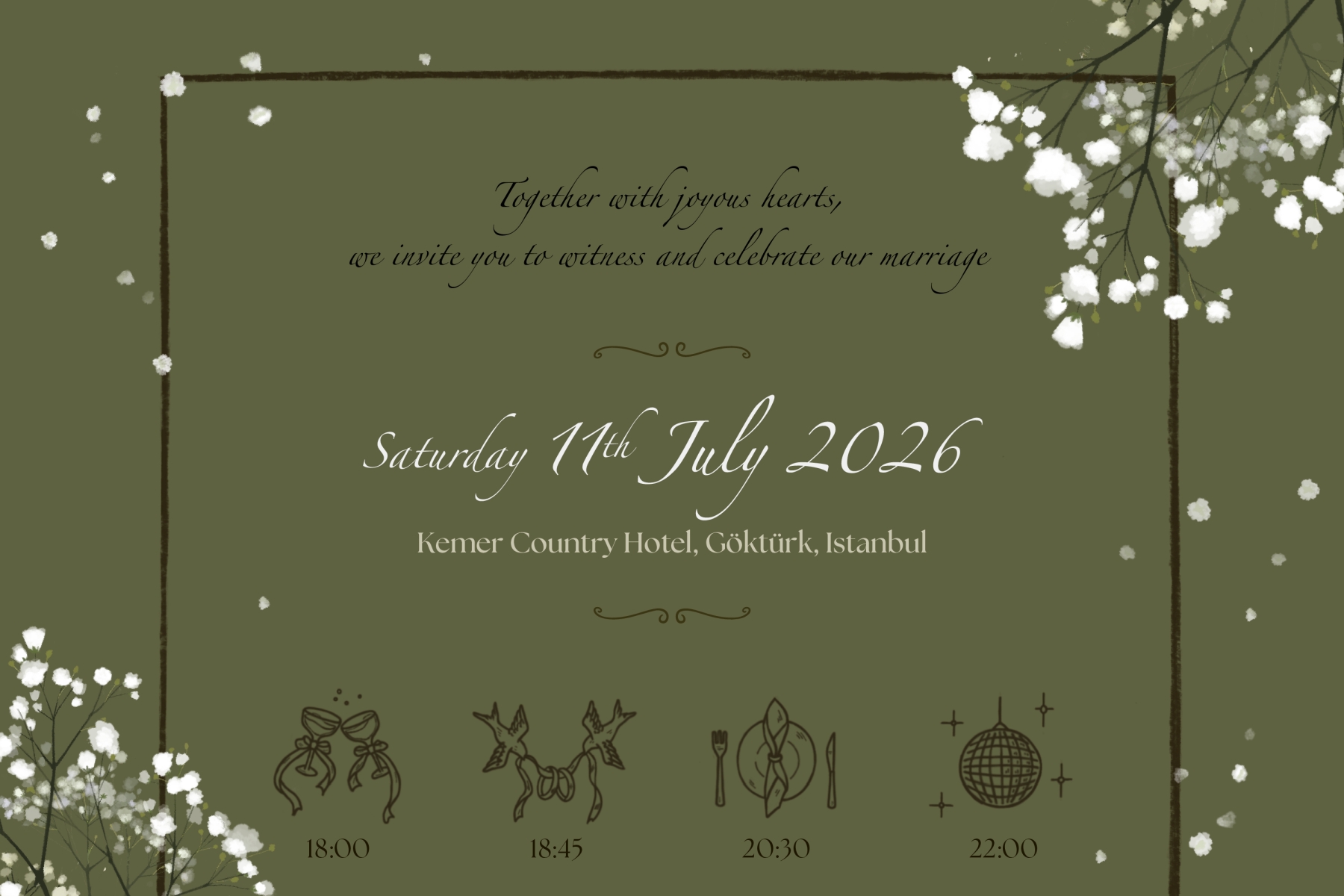 Wedding Invitation E E 2 EN